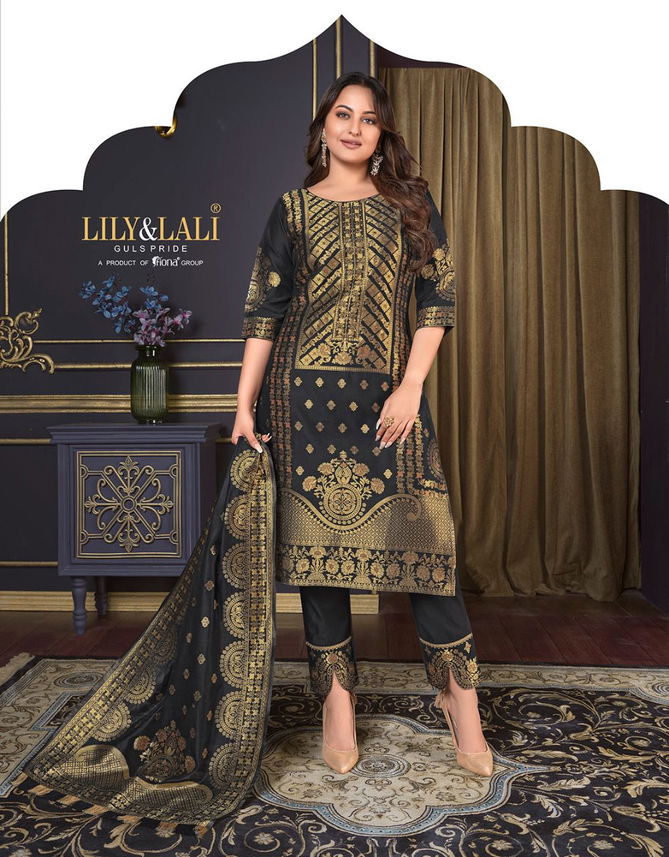 Lily And Lali Silk Kari 2 Latest Designer Festival Wear Kurti Pant With Dupatta Collection
